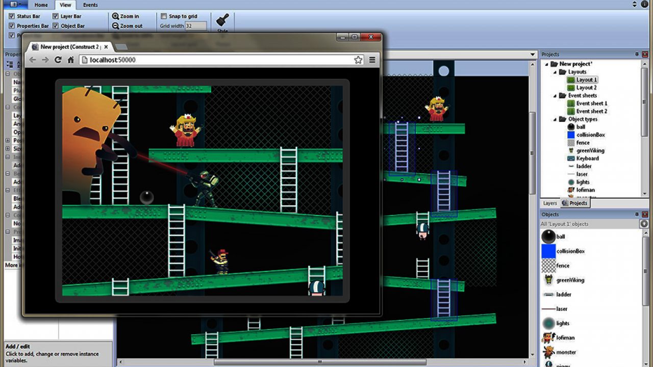 Construct 2: Fazendo um jogo de tabuleiro 