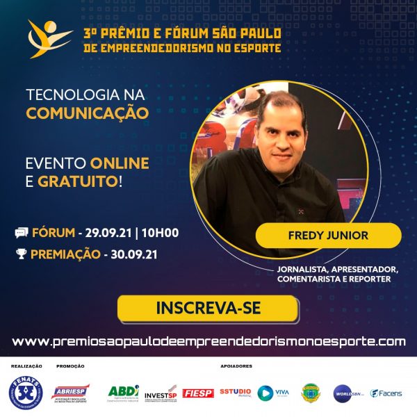 Escola-Brasileira-de-Games-3º Prêmio e Fórum São Paulo de Empreendedorismo no Esporte - Fredy Junior