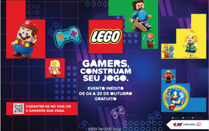 No mês das crianças, o Center Norte recebe “LEGO® GAMING”, evento inédito que promete muita diversão para toda a família